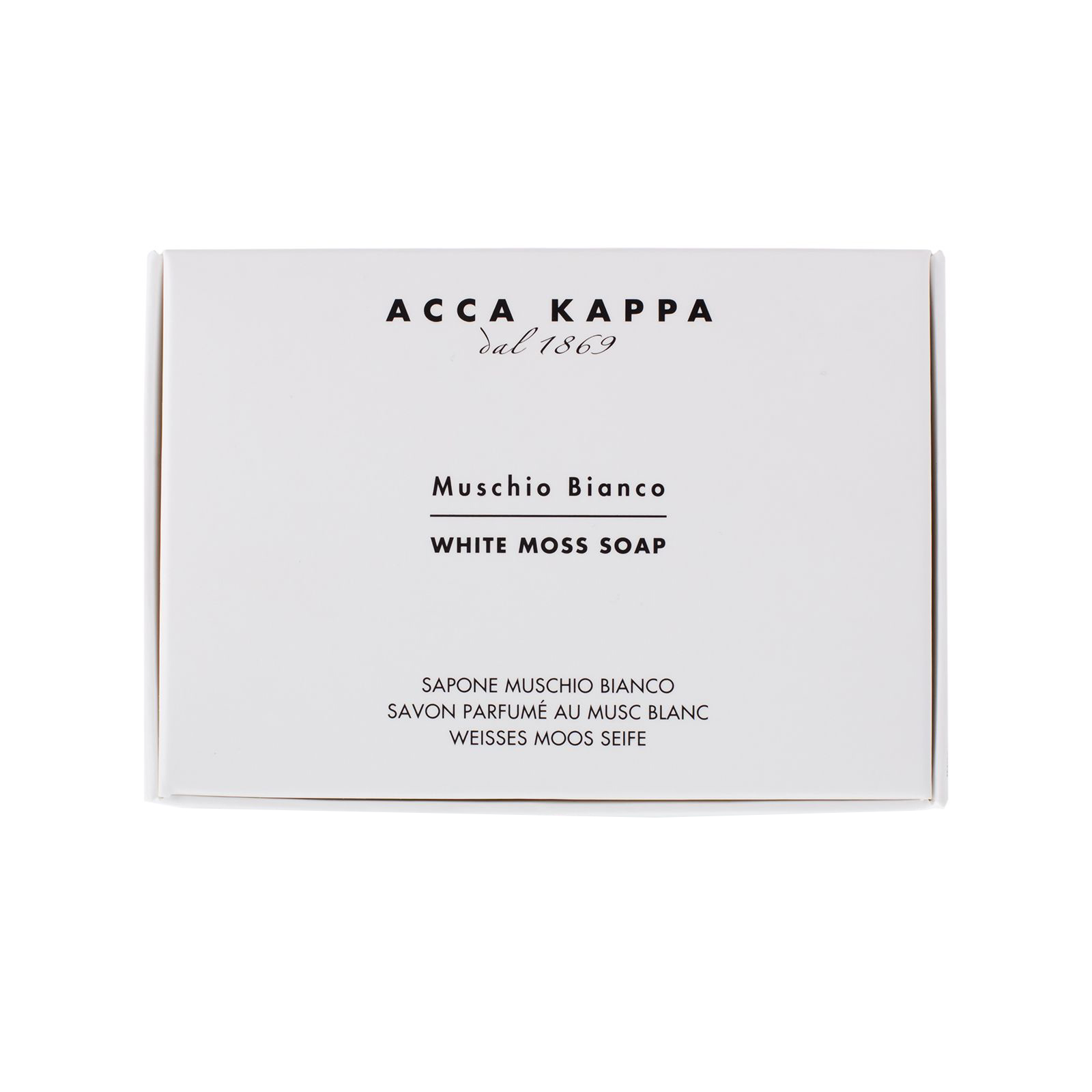 Acca Kappa Muschio Bianco мыло туалетное 150г
Acca Kappa Muschio Bianco мыло туалетное 150г