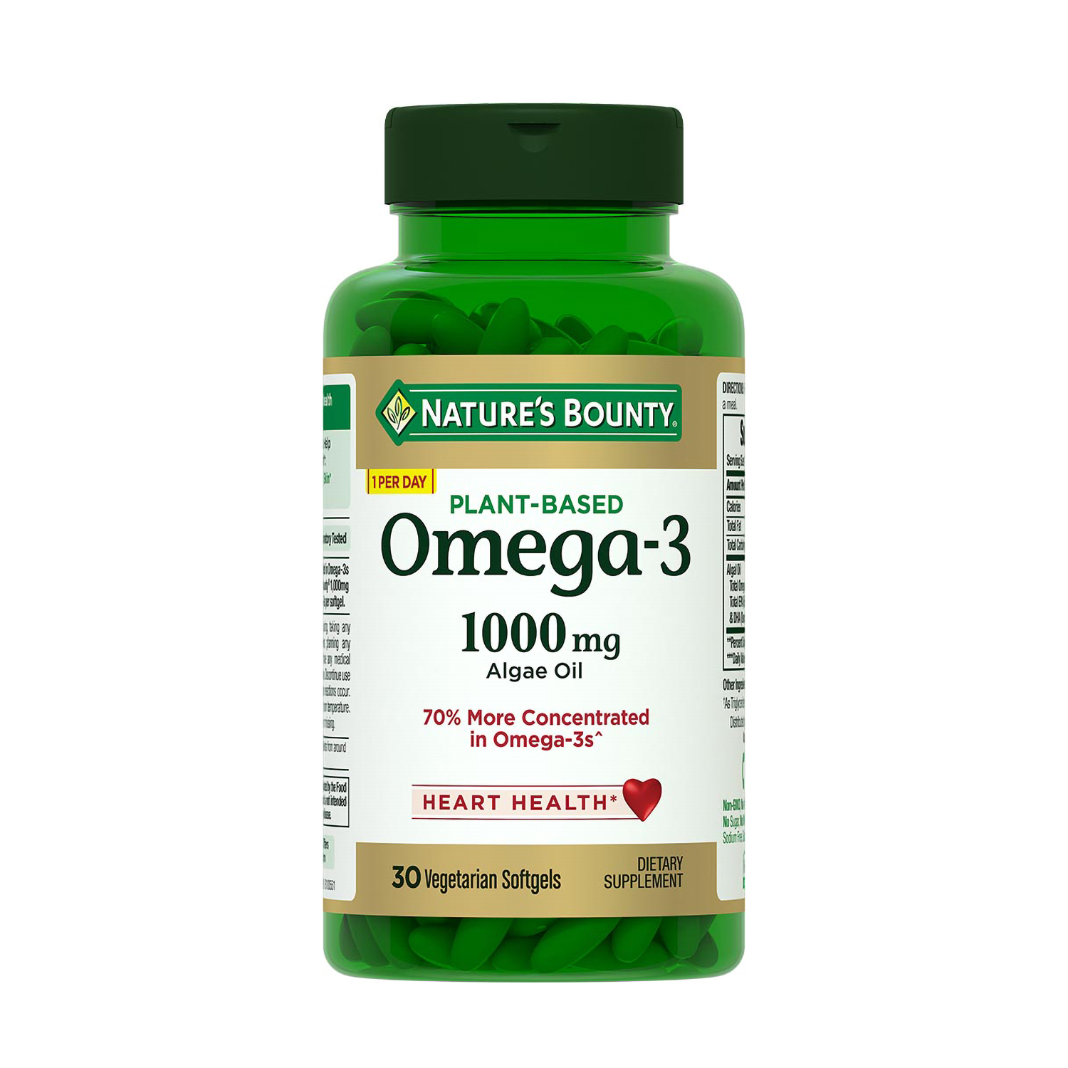 Нэйчес баунти омега-3 из морских водорослей капс. 1630мг №30
Нэйчес баунти омега-3 из морских водорослей капс. 1630мг №30