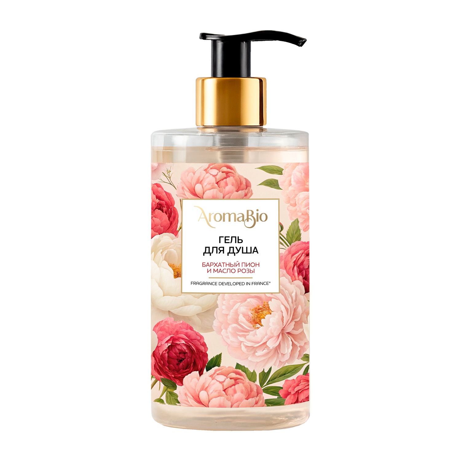АромаБио гель для душа бархатный пион масло розы 420мл
АромаБио гель для душа бархатный пион масло розы 420мл