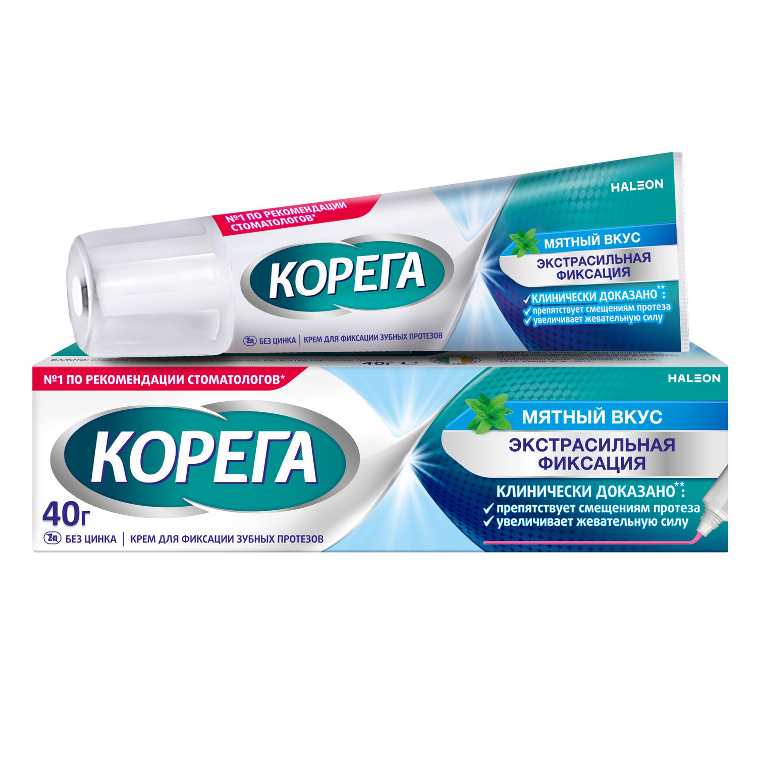 Корега крем для фиксации зубных протезов экстра сильный мята 40мл
Корега крем для фиксации зубных протезов экстра сильный мята 40мл