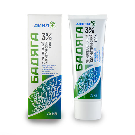 Бадяга гель 75мл Дина+
Бадяга гель 75мл Дина+