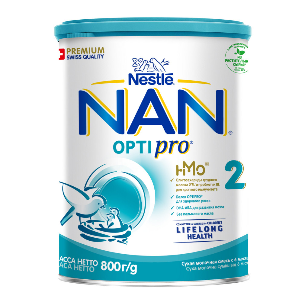 Купить Нестле смесь молочная НАН 2 Оптипро 800г, Nestle