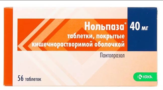 

Нольпаза таб.п/о раствор./кишечн. 40мг №56