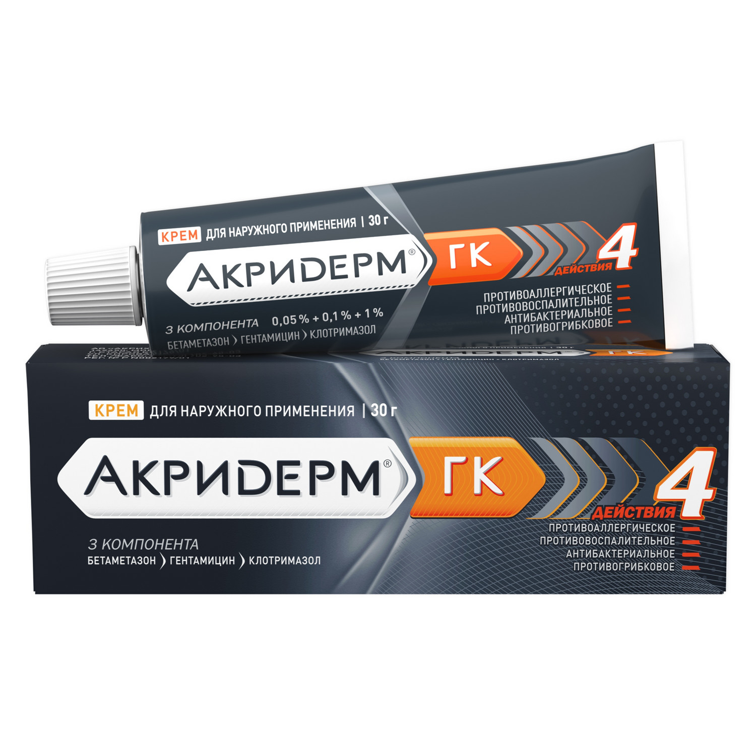 

Акридерм ГК крем 30г