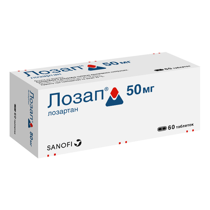 

Лозап таб.п/о 50мг №60