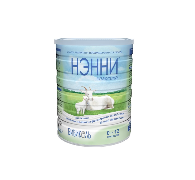 

Нэнни смесь молочная Классика на основе козьего молока 0-12мес. 800г