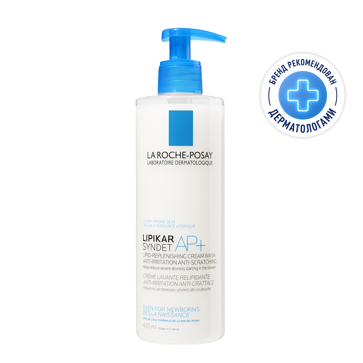 

Ля Рош-Позе Липикар Синдет АП+ Липидовосстанавливающий очищающий крем-гель для лица и тела у взрослых, детей и новорожденных младенцев 400мл