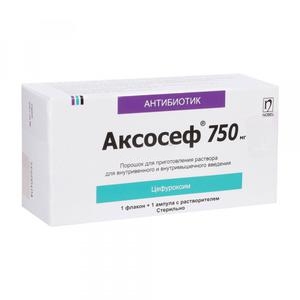 

Аксосеф пор.д/р-ра д/в/в и в/м введ. 750мг №1