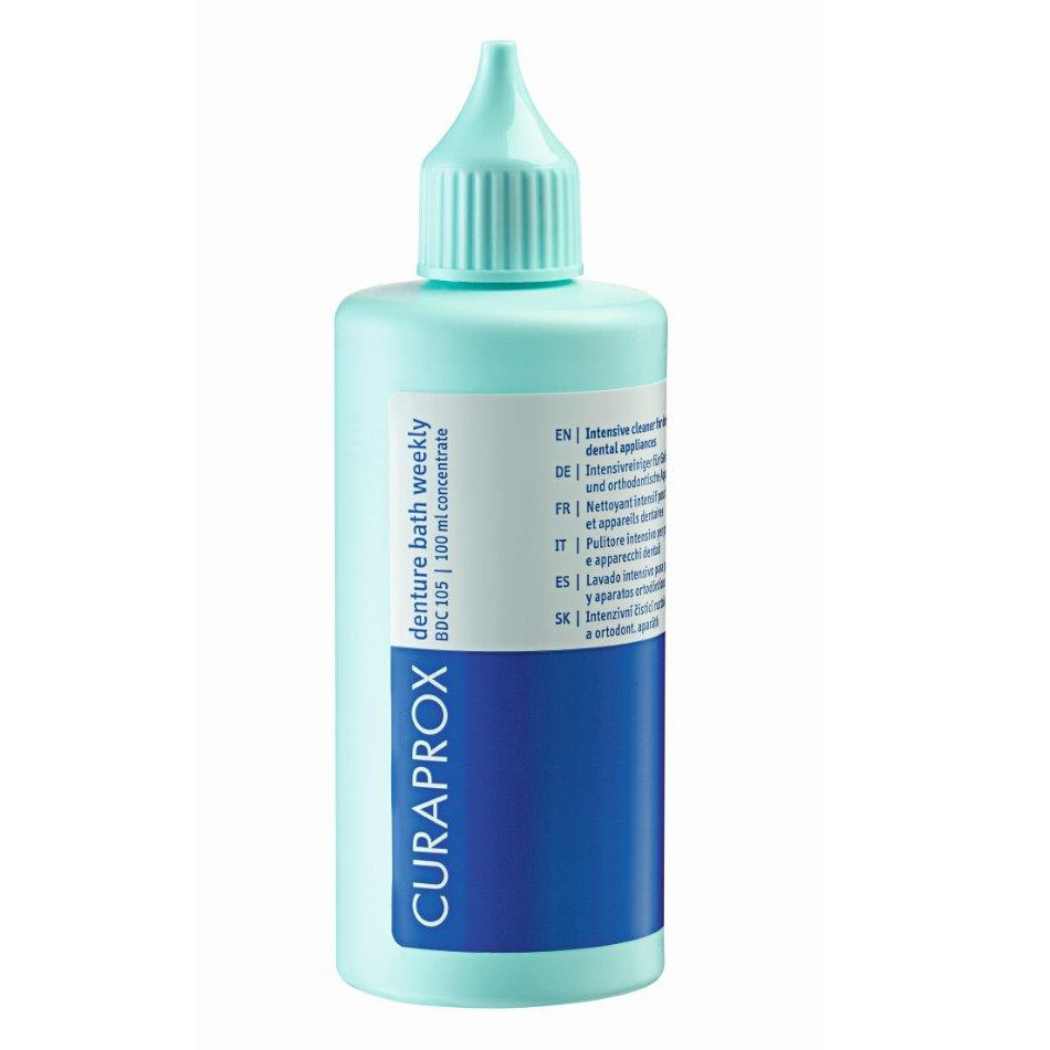 Курапрокс жидкость Уикли для ежедневного ухода за зубными протезами 100мл BCD105