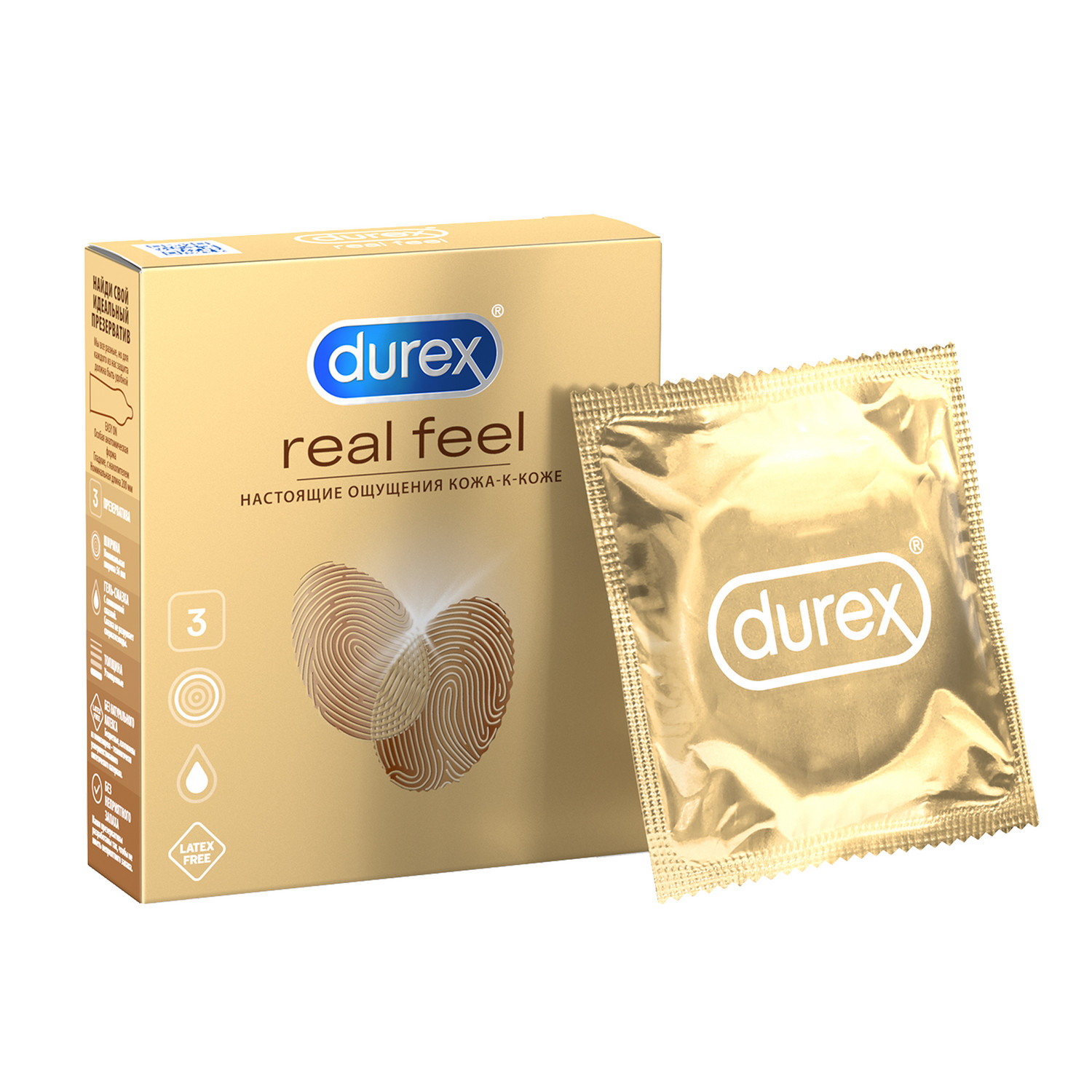 Дюрекс презервативы Реал Фил №3
