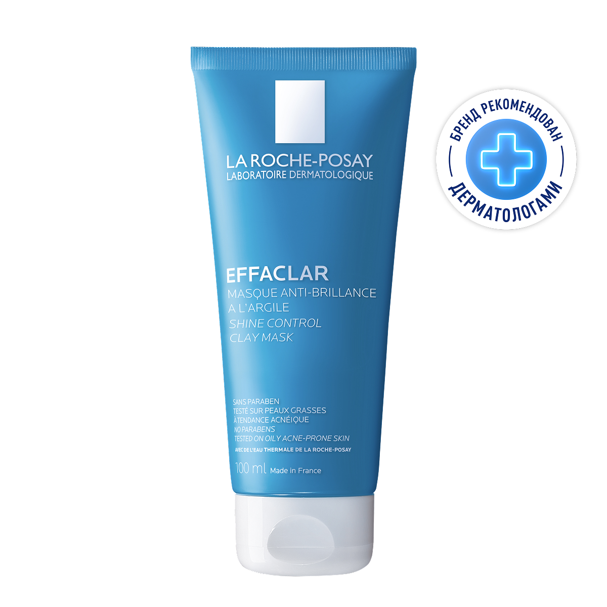 

Ля Рош-Позе Эфаклар Очищающая маска для лица для проблемной кожи, склонной к прыщам, акне и постакне, матирующая с глиной 100мл