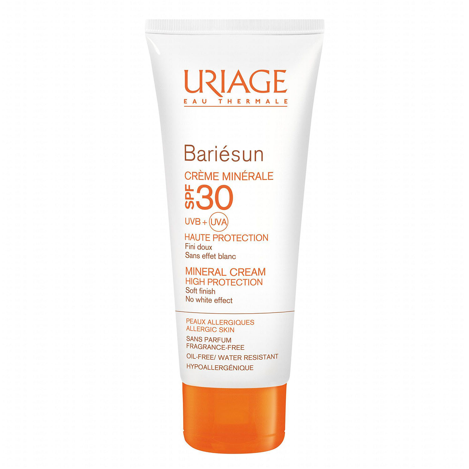 Купить крем урьяж. Uriage Bariesun SPF 50+. Uriage, Mineral Cream Bariesun, SPF 50+, 100 мл. Uriage Bariesun SPF 30. Солнцезащитный крем Uriage 50+.