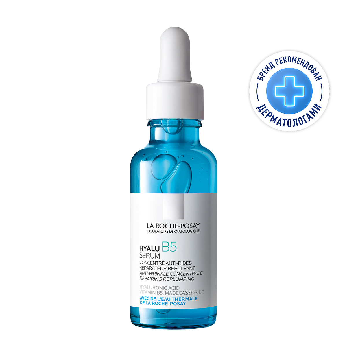 

Ля Рош-Позе Гиалу В5 Антивозрастная увлажняющая сыворотка для кожи лица против морщин с гиалуроновой кислотой и пантенолом 30мл