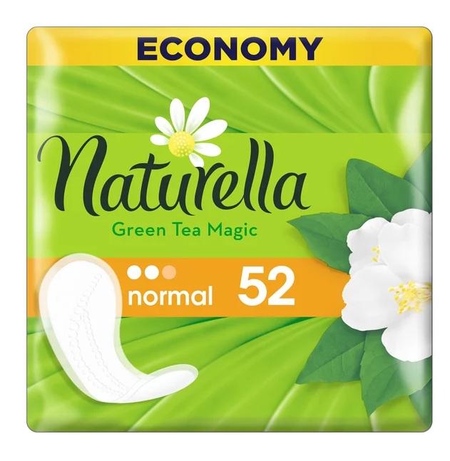 Натурелла прокладки ежедневные нормал с ароматом зеленого чая №52