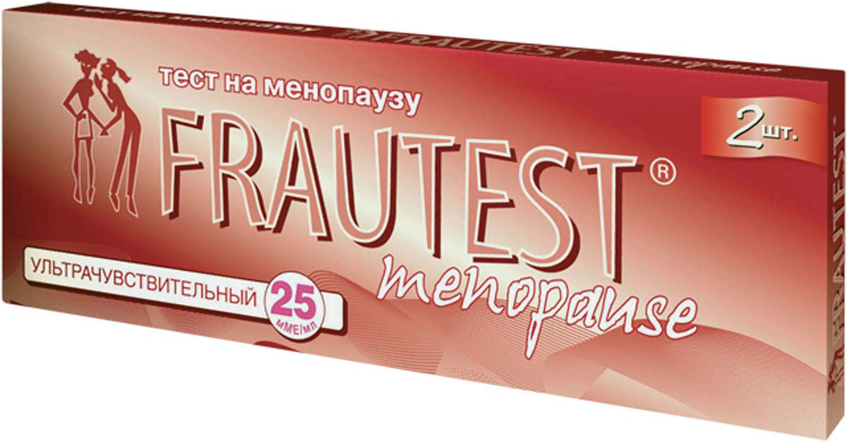 тест frautest фраутест на определение менопаузы 2 шт Фраутест тест для определения менопаузы №2