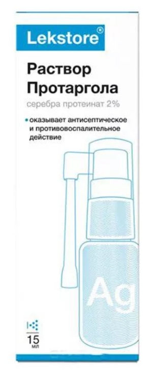 

Проталор (протаргол) средство гигиеническое спрей 2% 15мл
