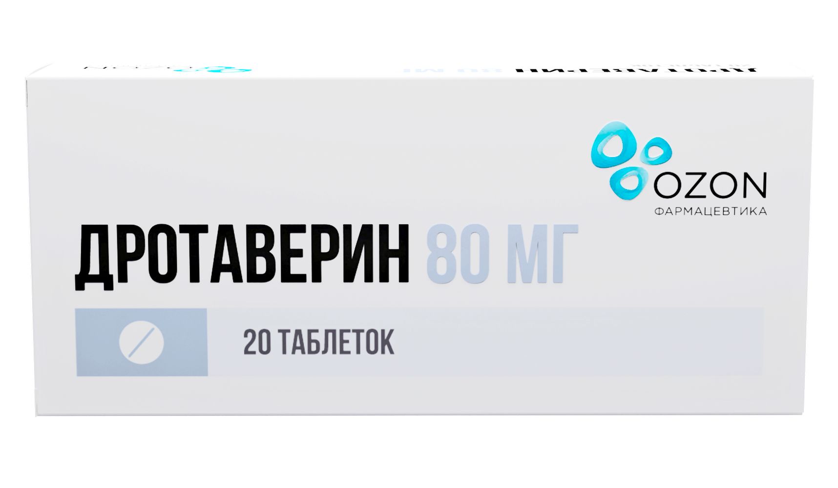 

Дротаверин г хл таб. 80мг №20