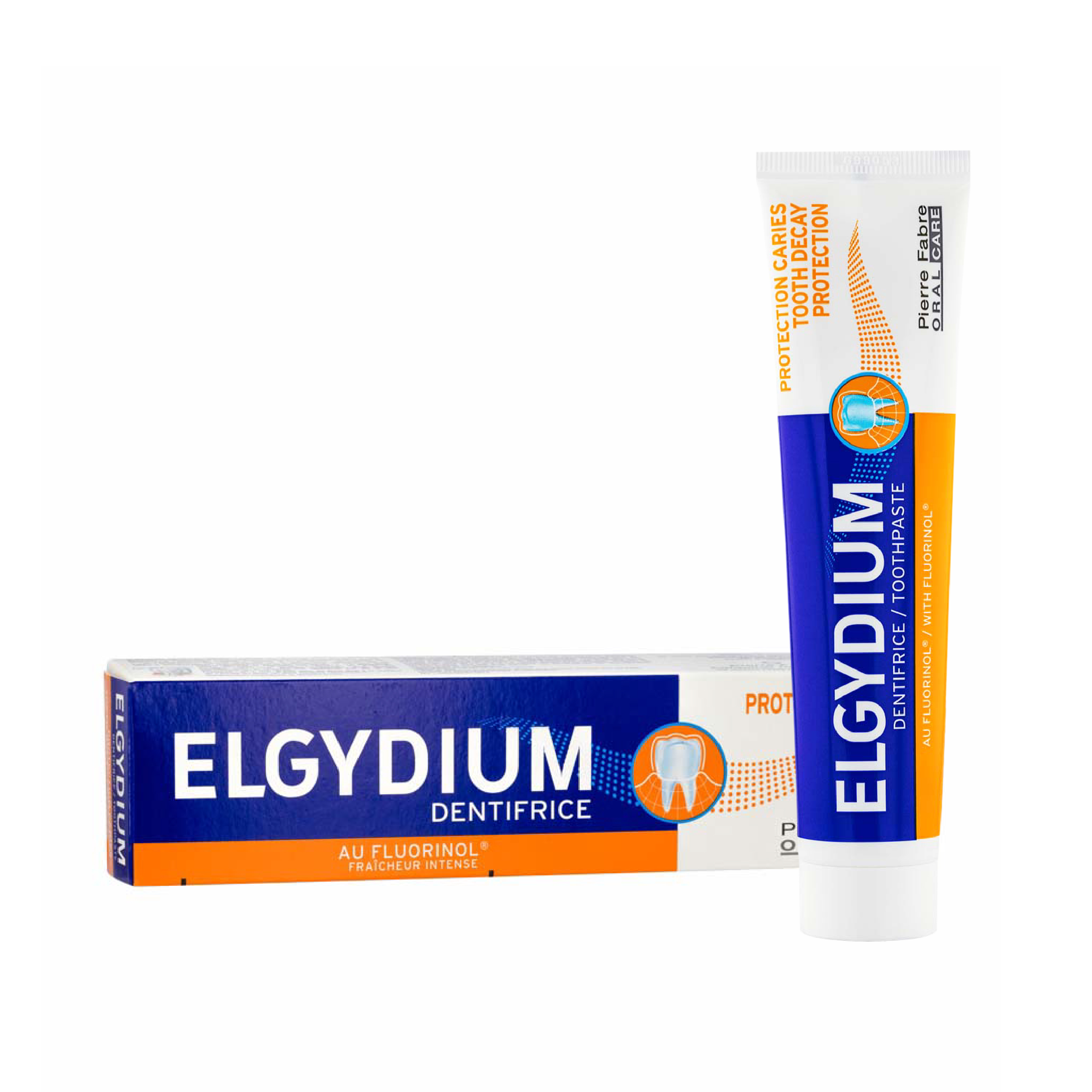 Купить Эльгидиум паста зубная защита от кариеса 75мл, Пьер Фабр Медикамент Продакшн