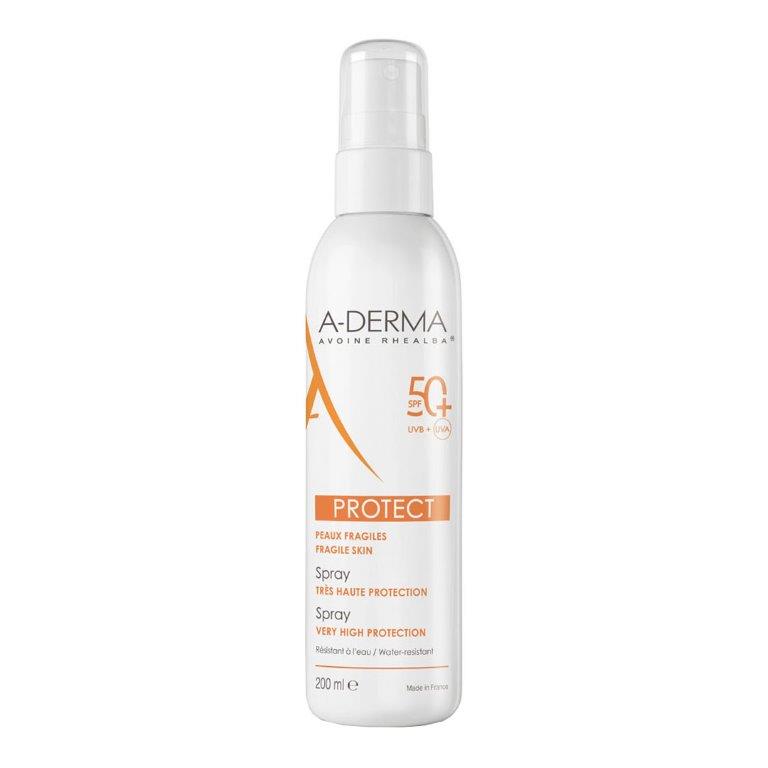

А-Дерма спрей солнцезащитный SPF50+ 200мл
