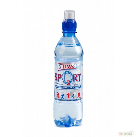 Стэлмас вода питьевая О2 Спорт 0,6л