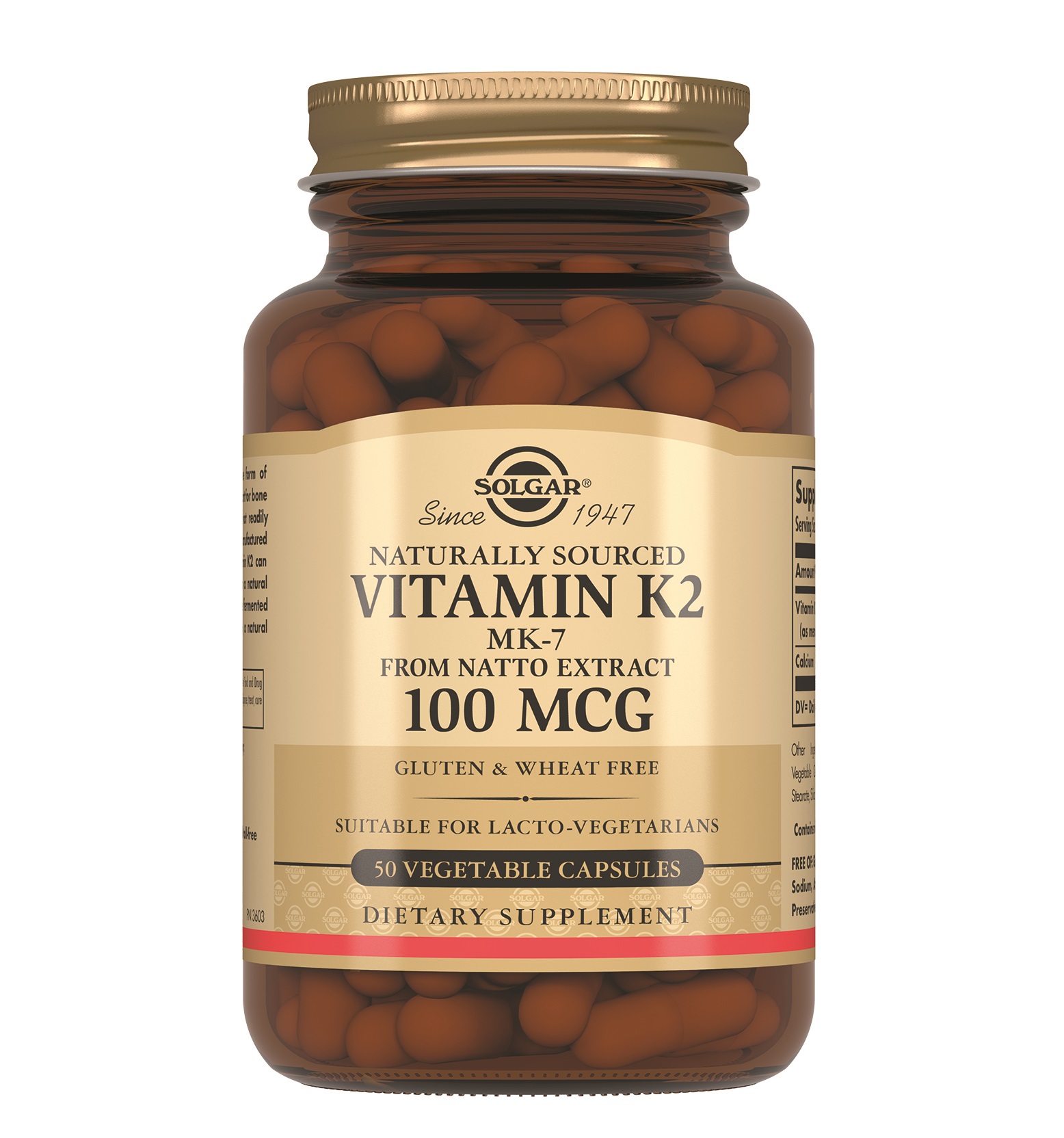 Солгар Натуральный Витамин К2 капс. 100мкг №50 витамин к2 таб 100мкг 30