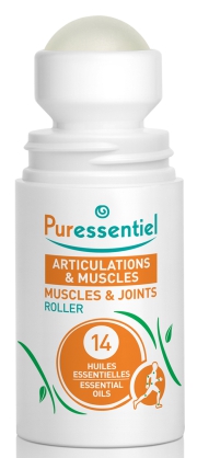 Puressentiel Muscles  Joints Массажный шариковый роллер расслабляющий/успокаивающий 14 эфирных масел 75мл