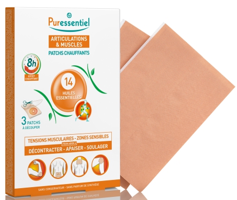 

Puressentiel Muscles & Joints Разогревающие патчи 14 эфирных масел №3