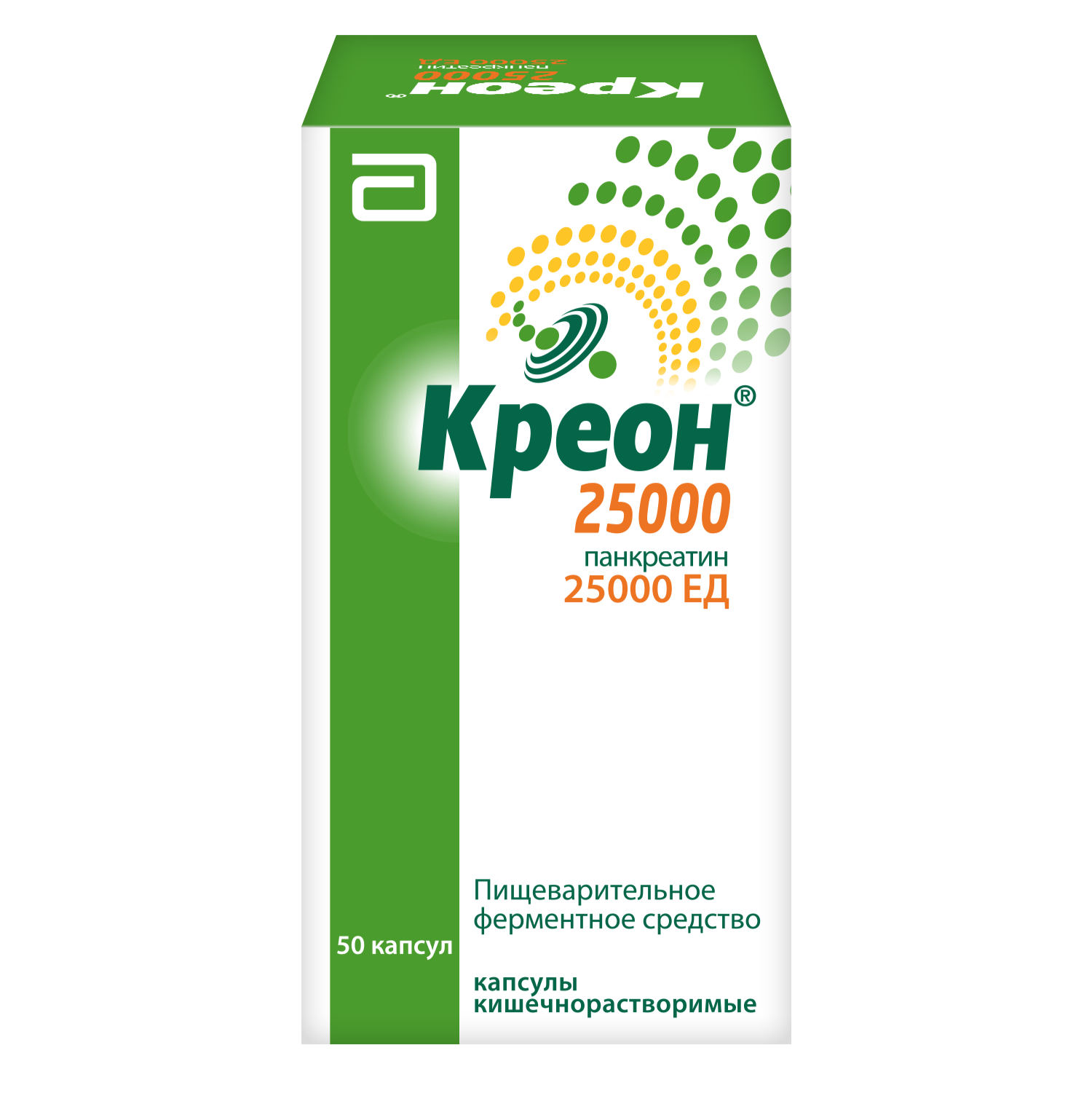 Креон 25000 капс.киш.раст. №50