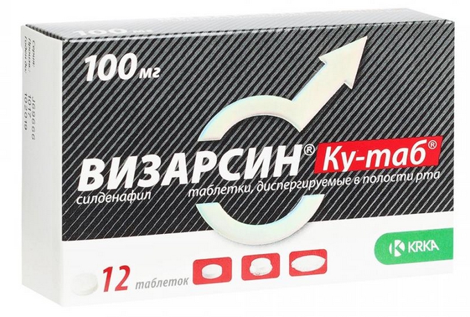 

Визарсин Ку-таб таб.дисперг. 100мг №12