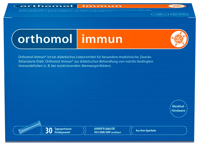 Ортомол Иммун Плюс пакет №30 ортомол иммун про саше двойное 30