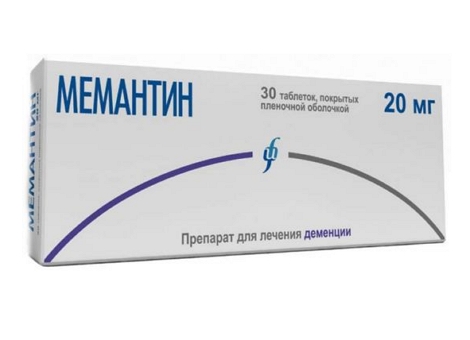 

Мемантин таб. 20мг №30