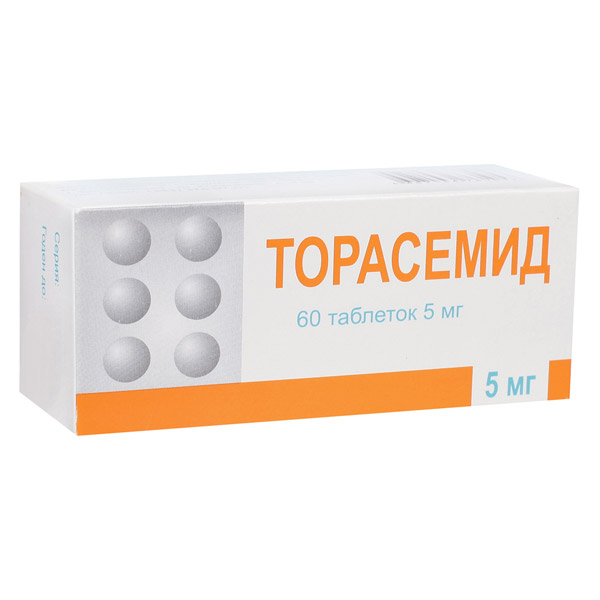 

Торасемид таб. 5мг №60