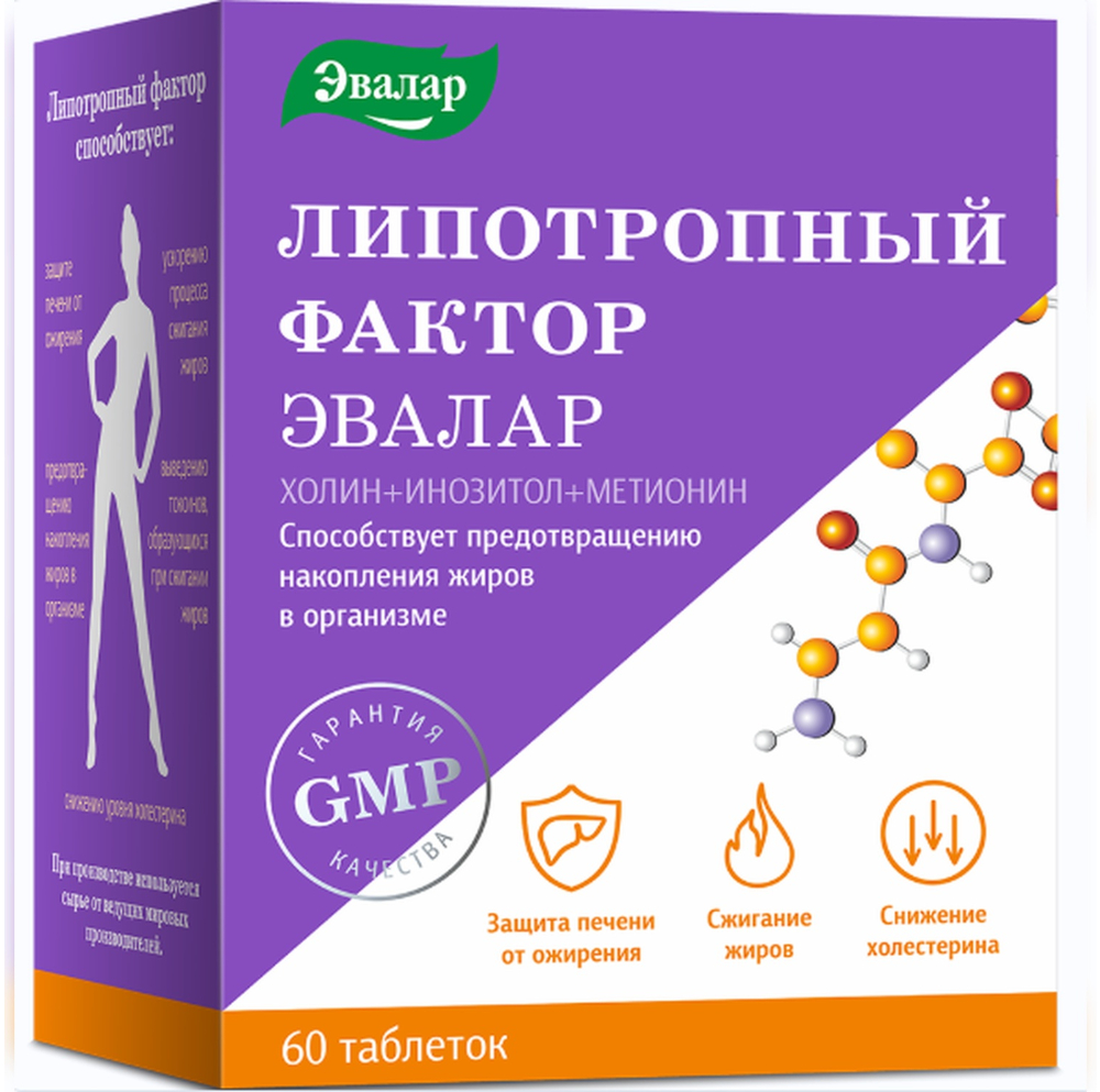 

Липотропный фактор таблетки №60