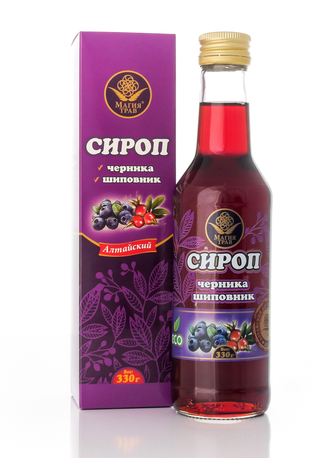 

Черника шиповник сироп Магия трав 330г