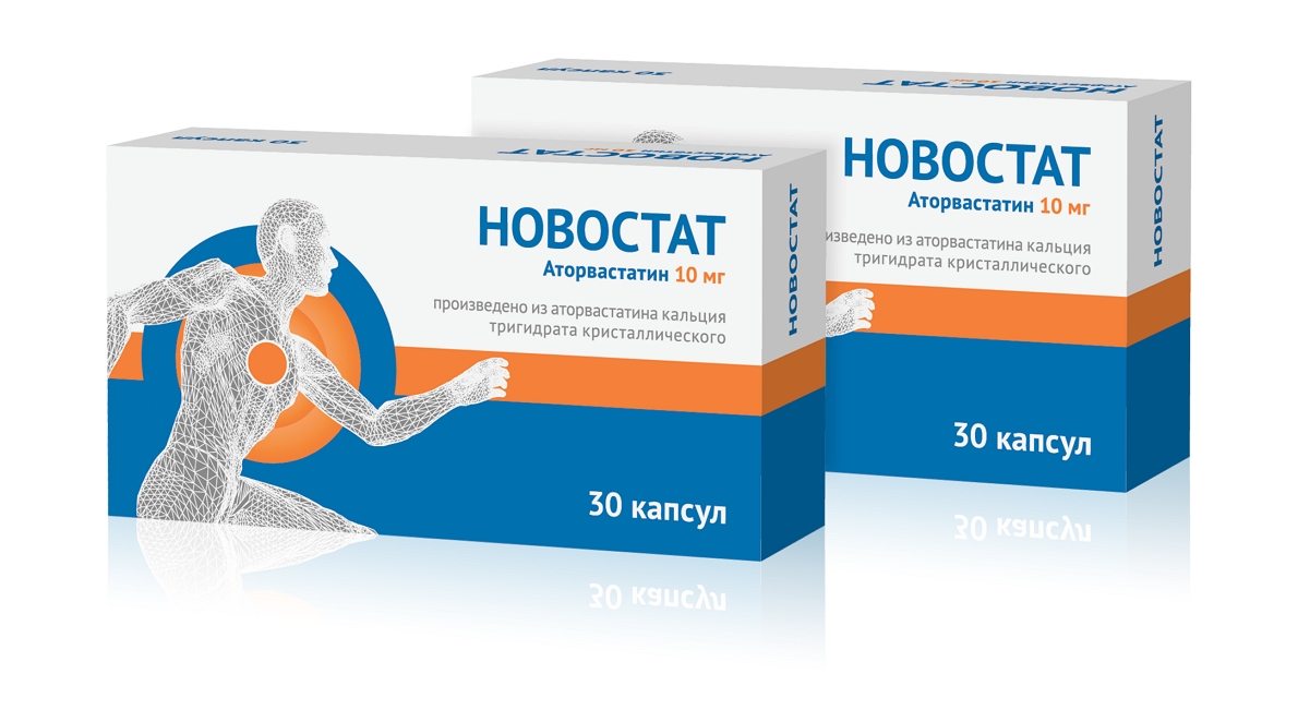 

Новостат капс. 10мг №30 (1+1)