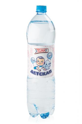 Стэлмас вода питьевая детская без газа 1,5л