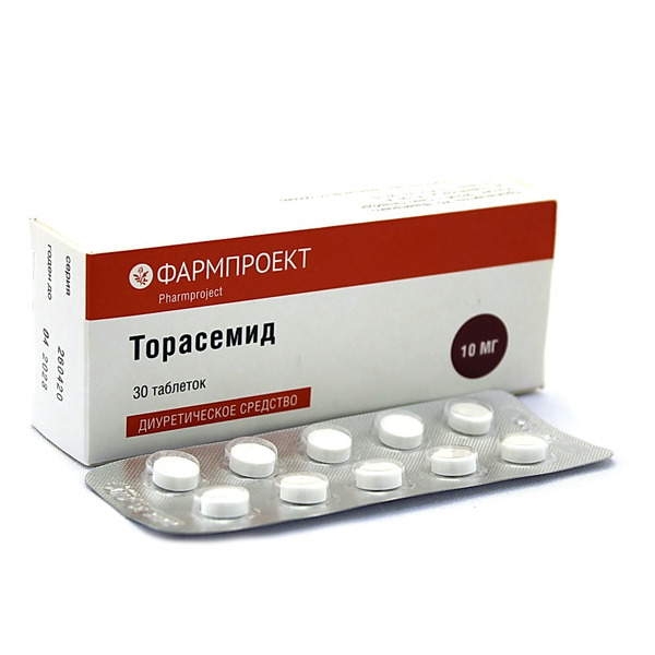 

Торасемид таб. 10мг №30