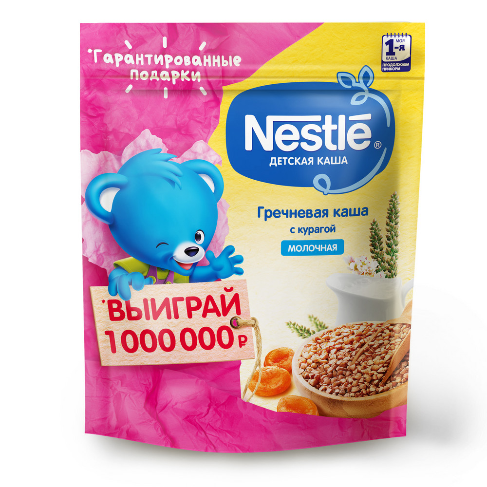 

Нестле каша гречка/курага дойпэк 220г
