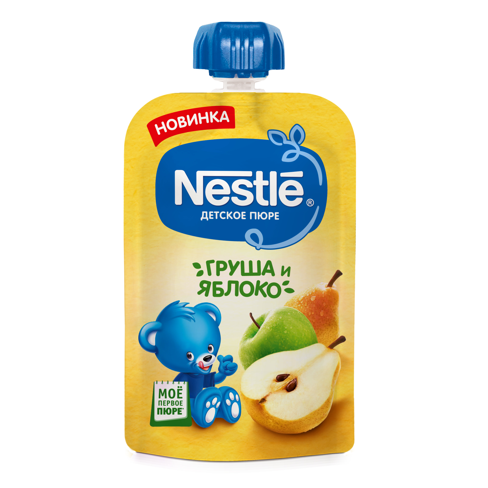 

Нестле пюре груша/яблоко пауч 90г