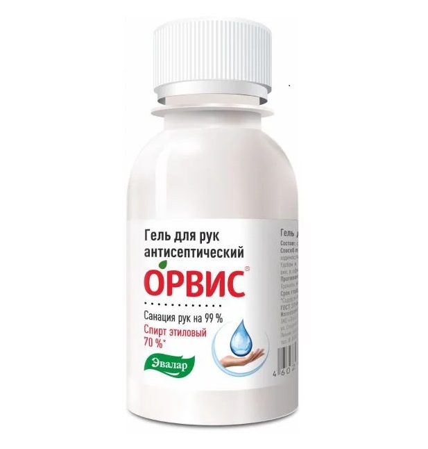 

Орвис гель д/рук антисептический 100мл