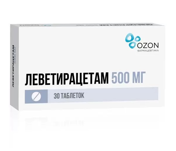 Леветирацетам таб.п/о плен. 500мг №30