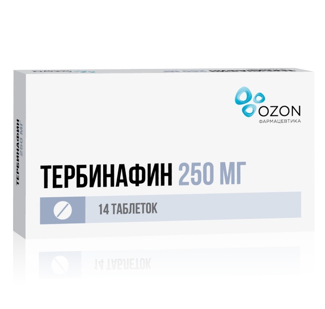 

Тербинафин таб. 250мг №14