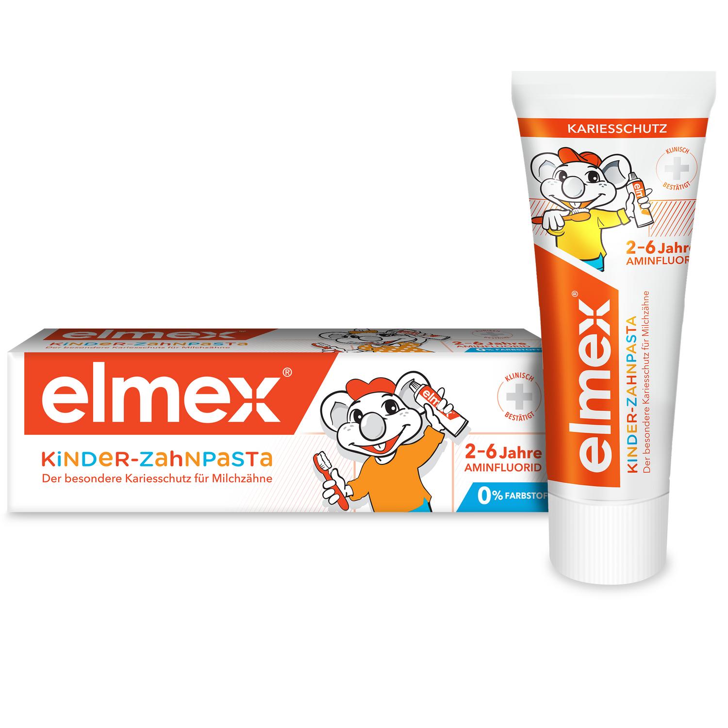 цена Элмекс паста зубная для детей от 2 до 6лет 50мл