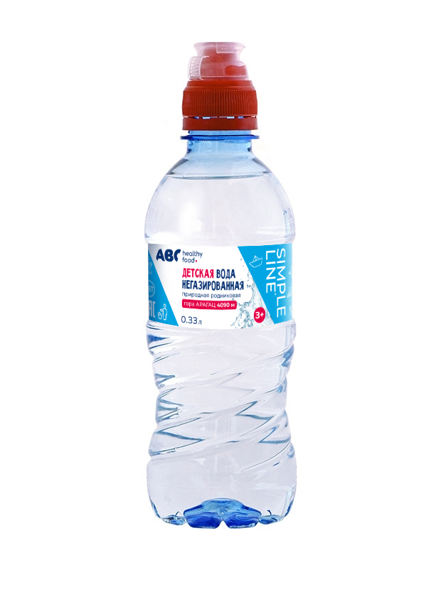 АВС хэлси фуд вода питьевая природная для детского питания 0+ негаз. 0,33л