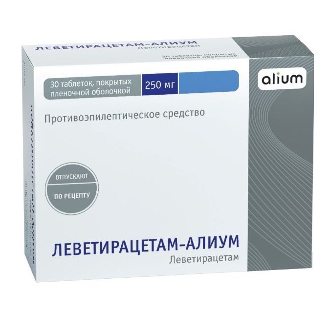 Леветирацетам-Алиум таб.п/о плен. 250мг №30
