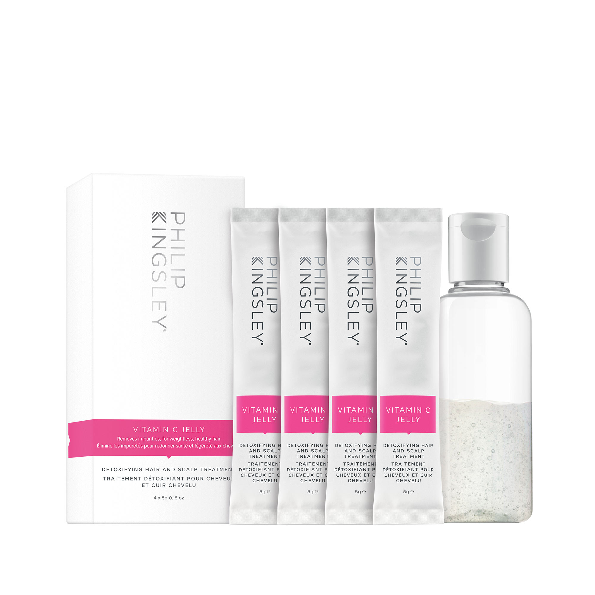 

Philip Kingsley VITAMIN C средство антиоксидант для очищения и придания блеска волосам на основе витамина С 5г № 4