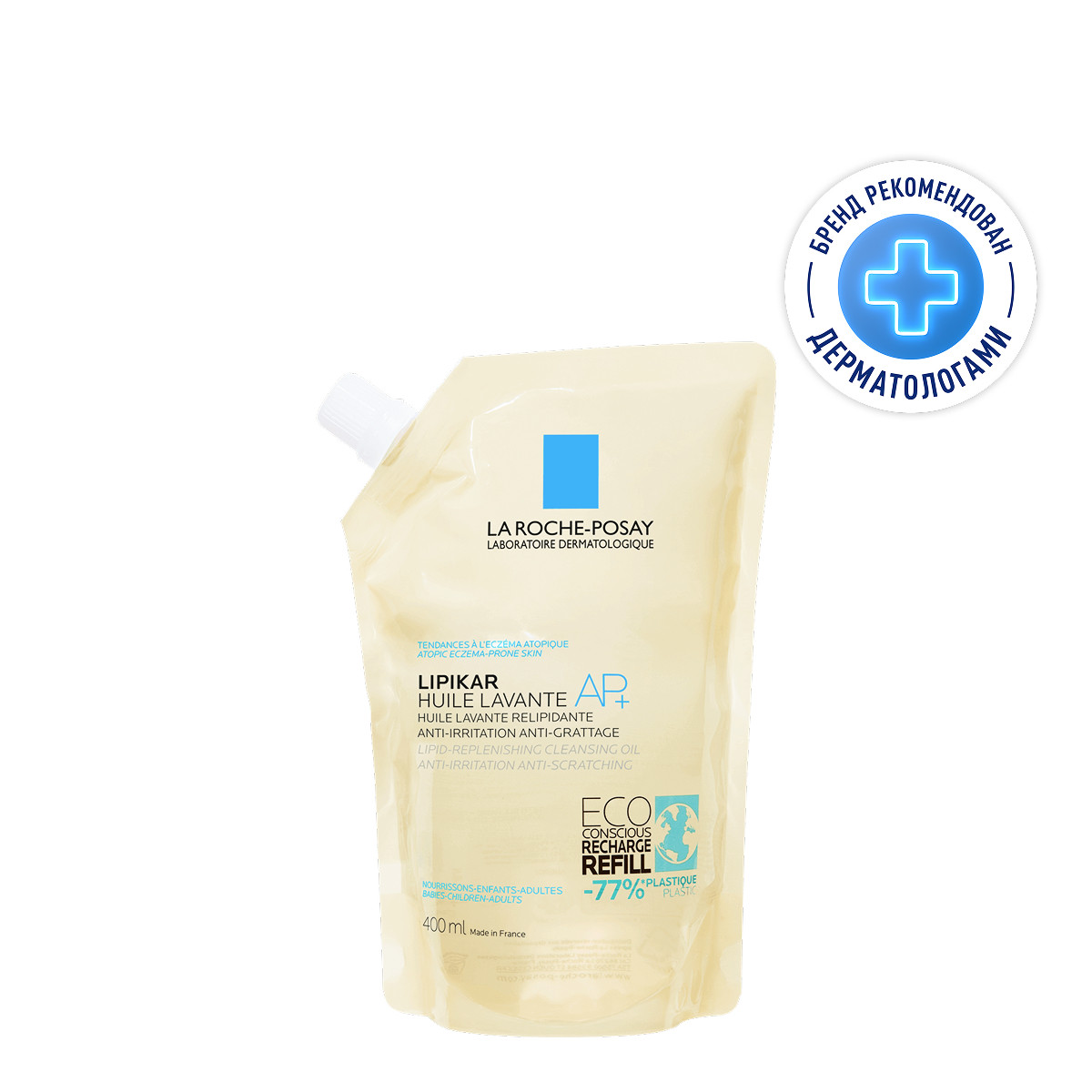 

Ля Рош-Позе Липикар Лавант Липидовосстанавливающее смягчающее и увлажняющее масло ши для ванны и душа для сухой, атопичной кожи детей и взрослых, рефил (сменный блок) 400мл