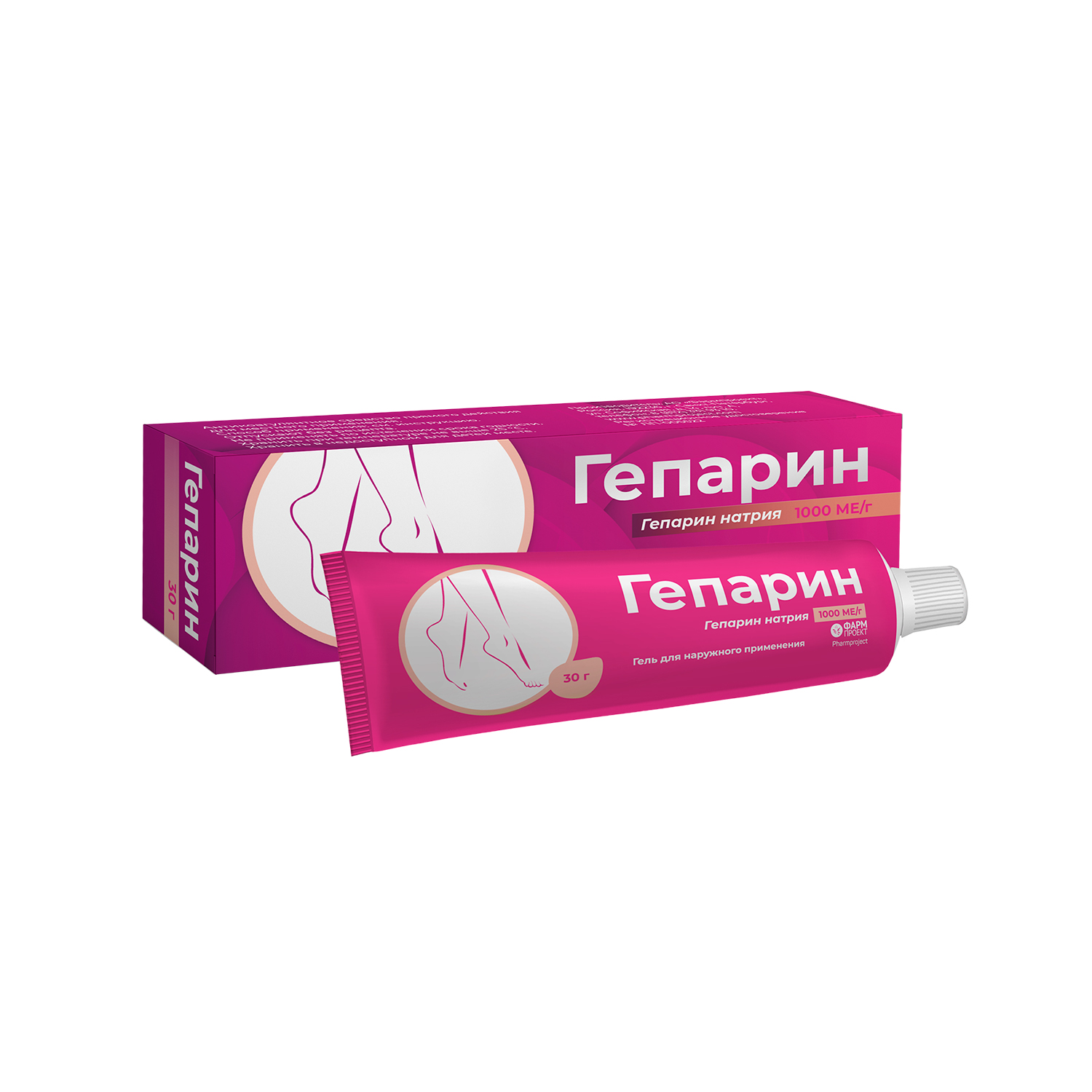 

Гепарин гель 1000МЕ 30г