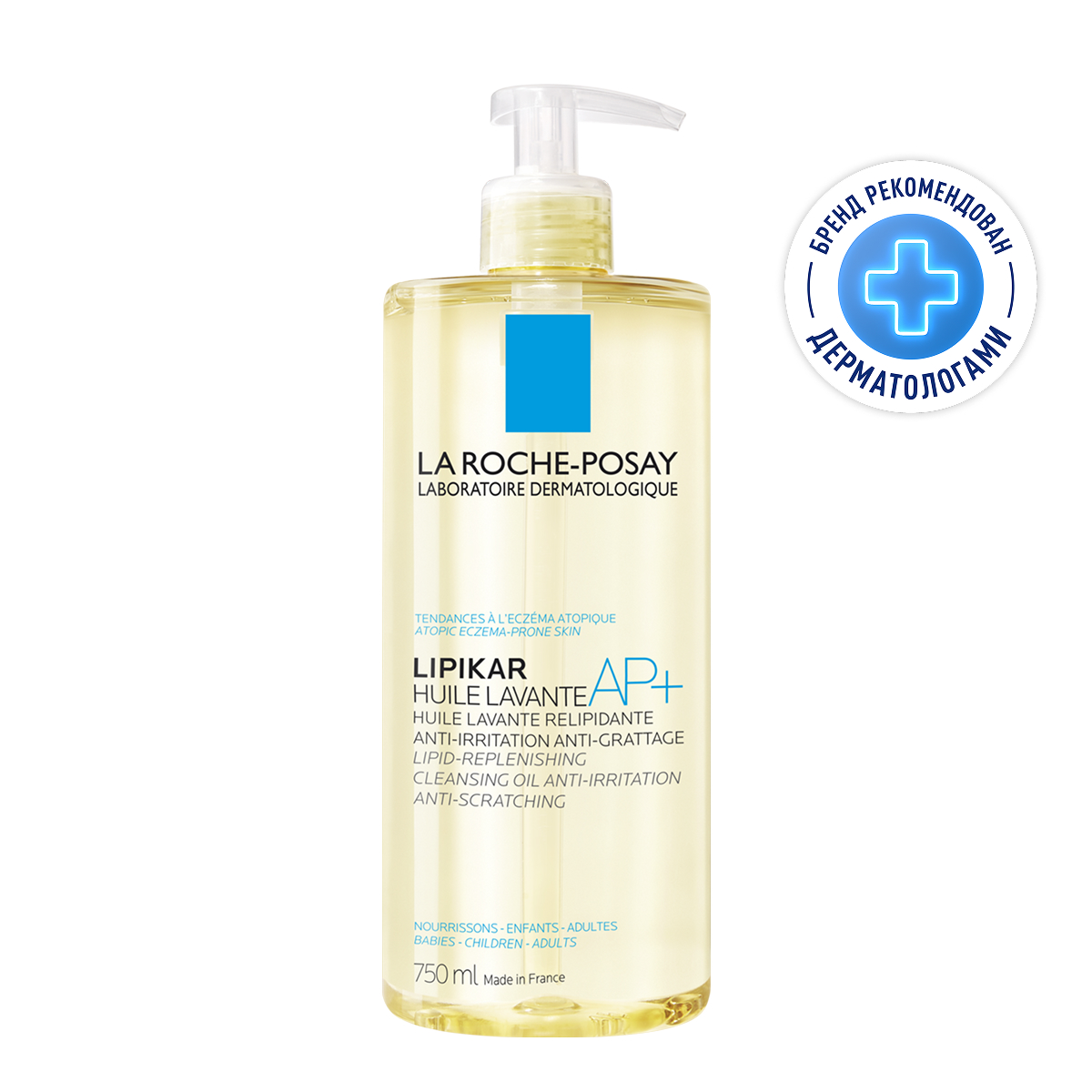 

Ля Рош-Позе Липикар Лавант Липидовосстанавливающее смягчающее и увлажняющее масло ши для ванны и душа для сухой, атопичной кожи детей и взрослых 750мл