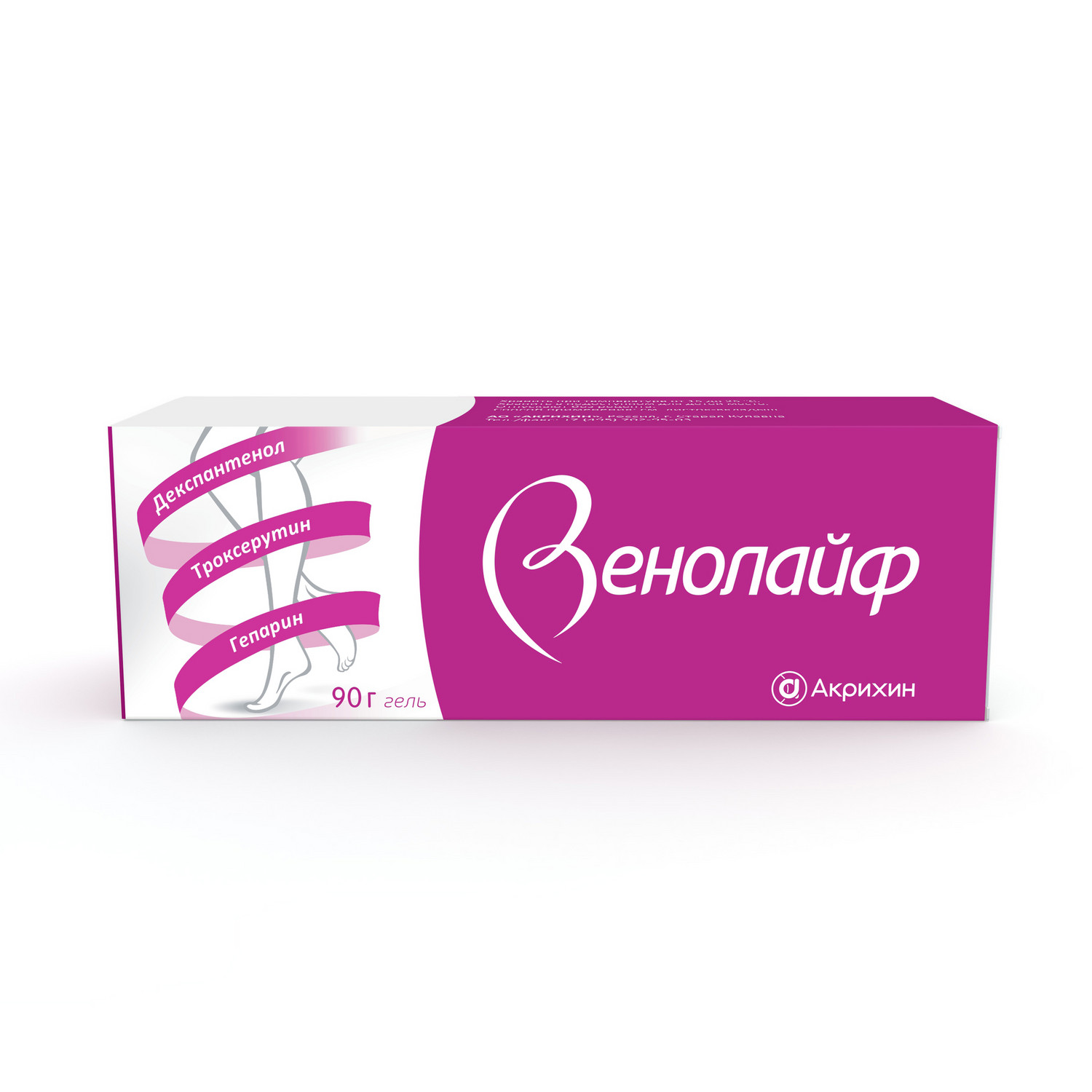 

Венолайф гель для наружного применения 0,25%+5%+2% 90г